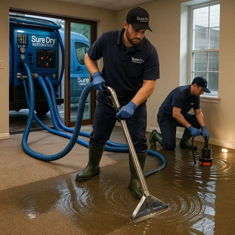 Water Extraction and Removal process in Island Walk, FL